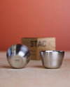 Orea Stac Steel Cups (2-Pack)