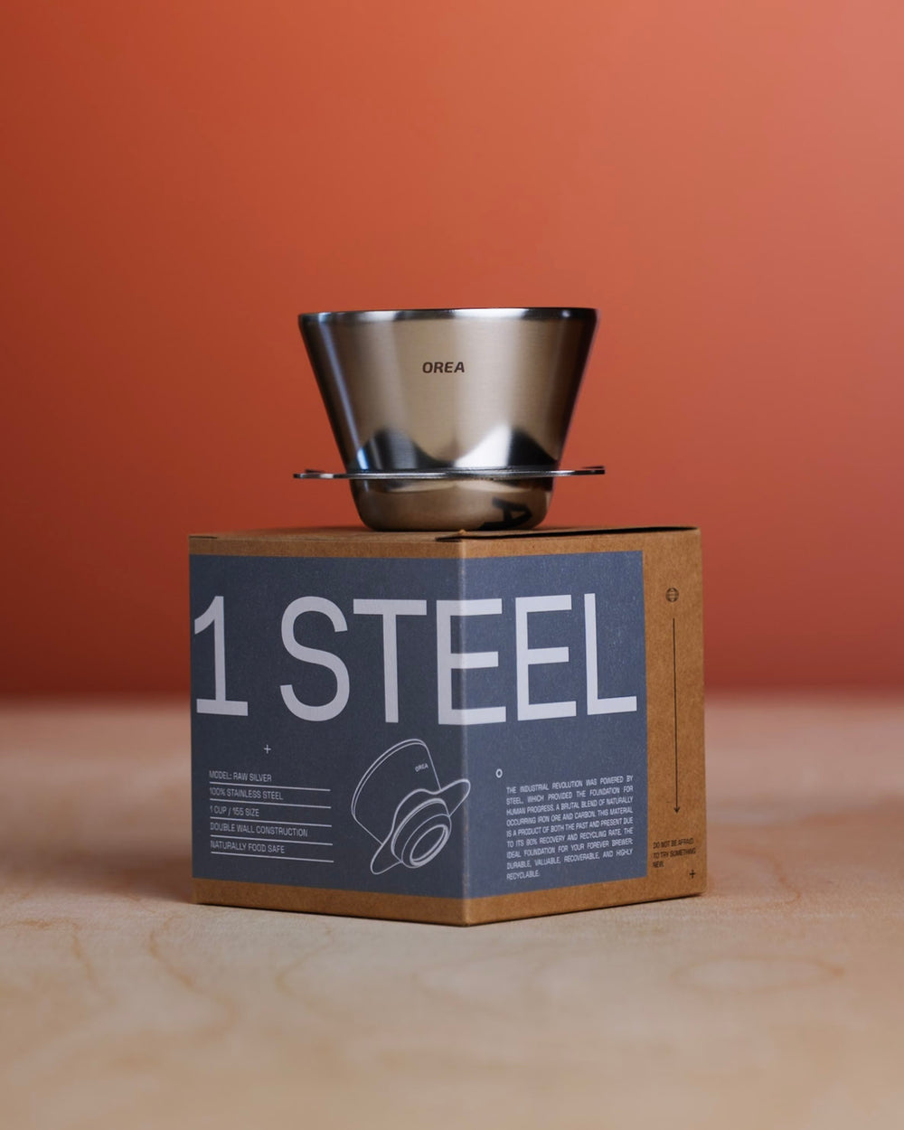 Orea O1 Brewer (Raw Steel)